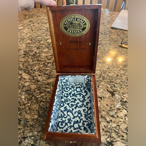 Vtg Handmade Cigar Box handbag / handled box - Picture 7 of 14